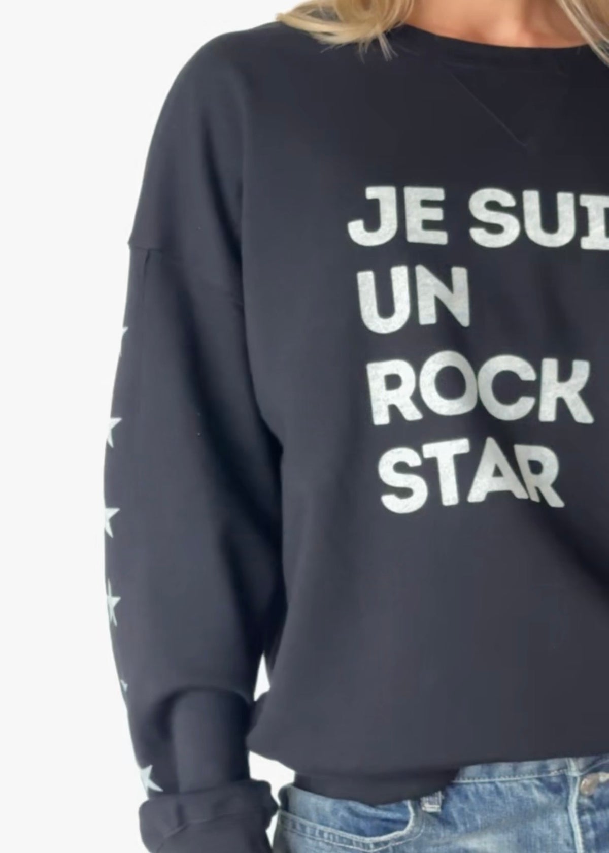 Rockstar Oversized Graphic Sweater