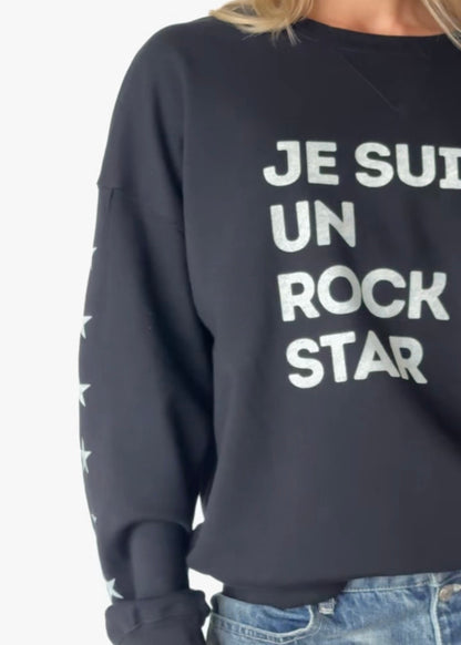 Rockstar Oversized Graphic Sweater