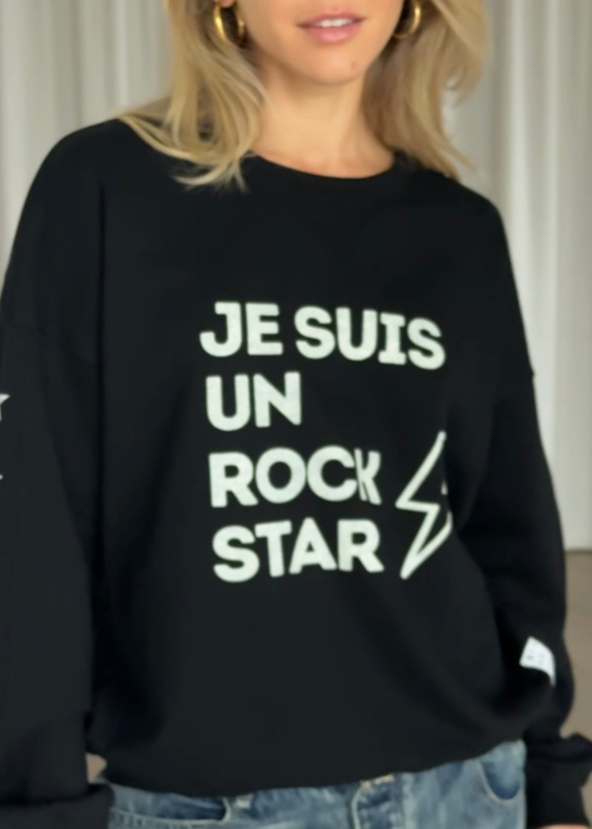 Rockstar Oversized Graphic Sweater