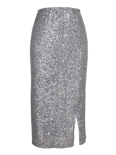 Tabia_sequin_skirt_Silver_Basic_state_nu_denmark_ sequin_Pencil_skirt_sequin_top_nu_denmark_stockist_australia