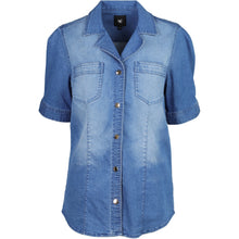 Taia Denim Shirt Nu Denmark_Short_sleeve_denim_shirt_nu_denmark_australian_stockist