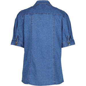 Taia Denim Shirt Nu Denmark_Short_sleeve_denim_shirt_nu_denmark_australian_stockist