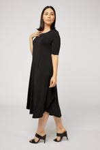 Black_Tri_drape_midi_dress_tani_basic_state_