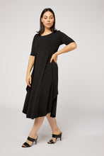 Black_Tri_drape_midi_dress_tani_basic_state_