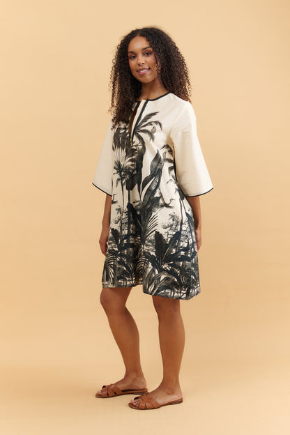 Tropic Noir A-Line Dress Basic State