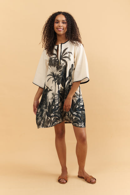 Tropic Noir A-Line Dress Basic State