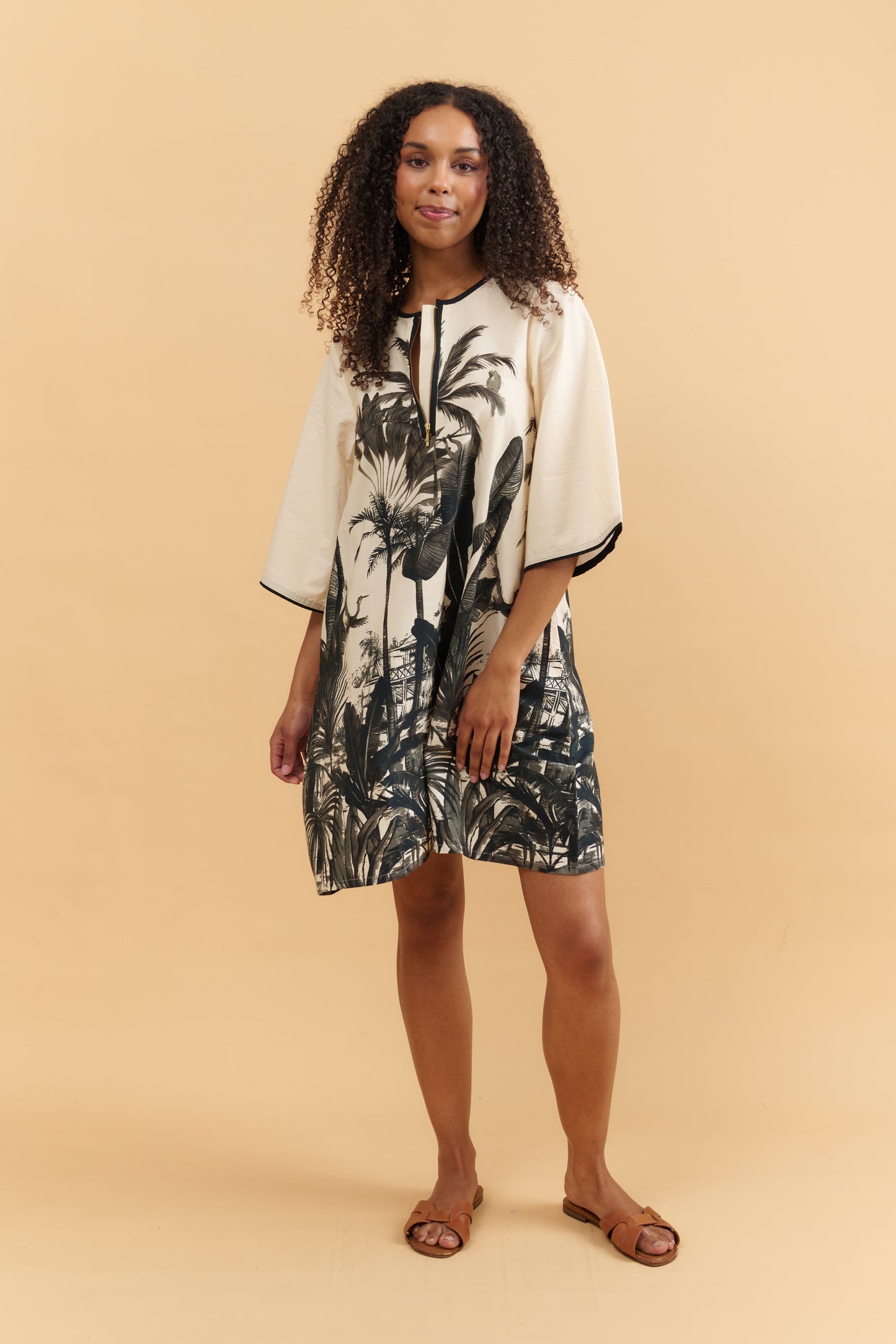 Tropic Noir A-Line Dress Basic State