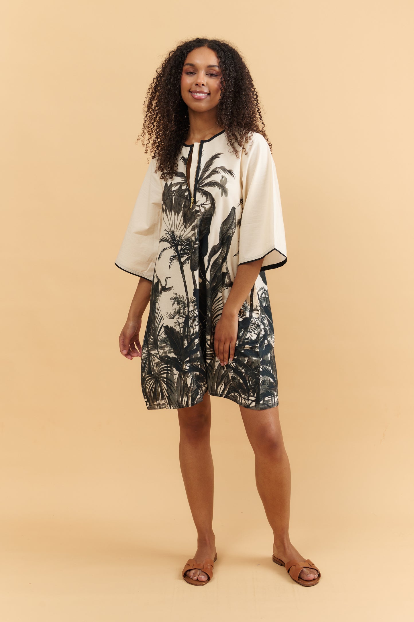 Tropic Noir A-Line Dress Basic State