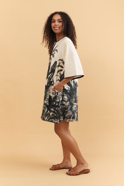 Tropic Noir A-Line Dress Basic State