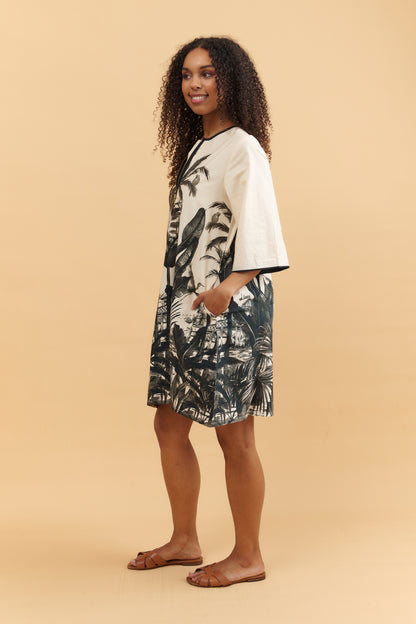 Tropic Noir A-Line Dress Basic State