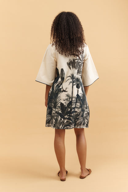 Tropic Noir A-Line Dress Basic State