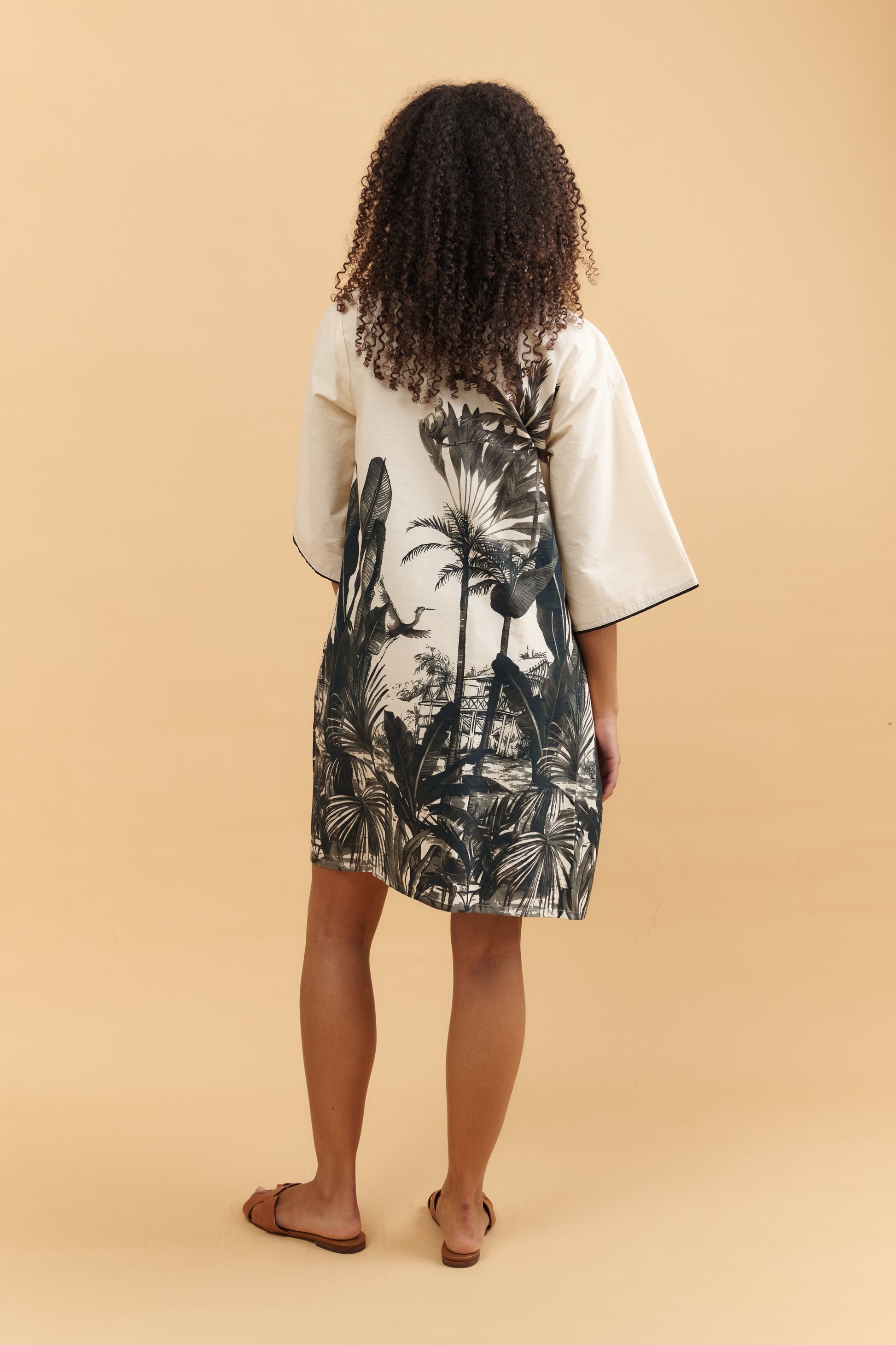 Tropic Noir A-Line Dress Basic State