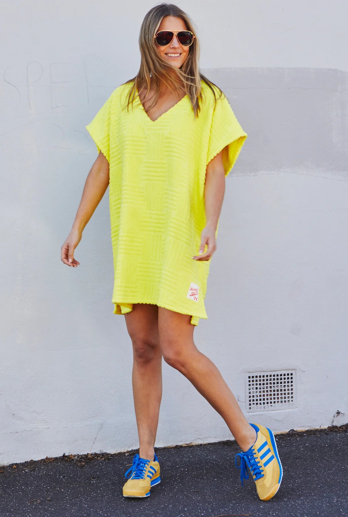 Salt & Sunshine Towelling Cover Up - Yellow