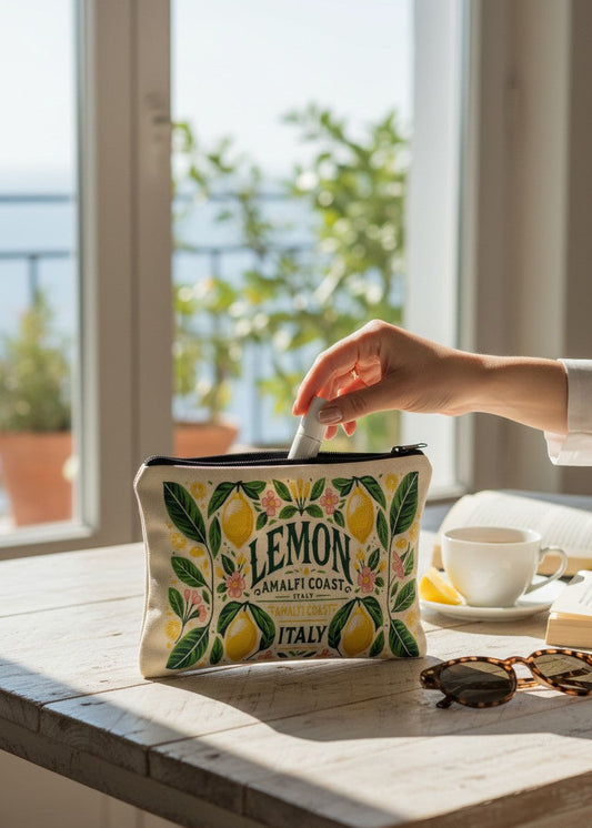 Canvas Zip Pouch - Zesty