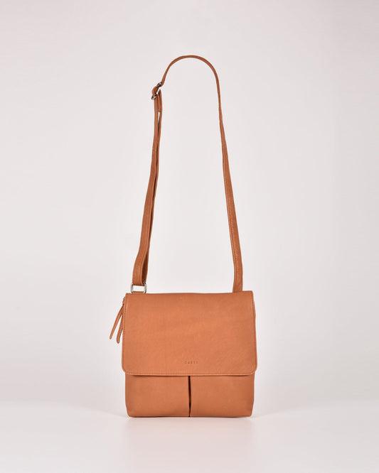 Ava Leather Flap over Crossbody Bag