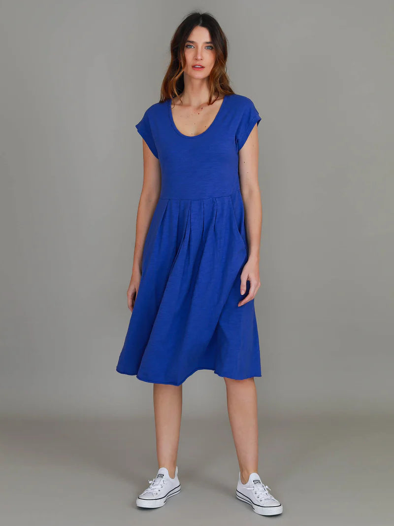 Evelyn Midi Dress with Pockets
