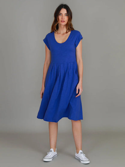 Evelyn Midi Dress with Pockets
