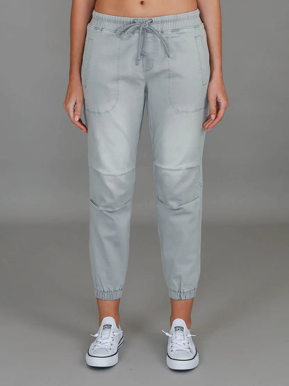 Torquay Denim Jogger Pants - Denim Grey