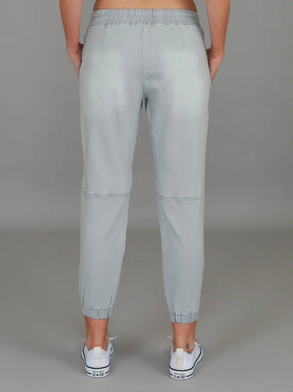 Torquay Denim Jogger Pants - Denim Grey