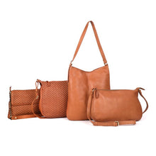 Beechworth Woven Leather Shoulder Bag