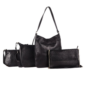 Beechworth Woven Leather Shoulder Bag