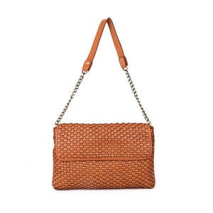 Beechworth Woven Leather Shoulder Bag