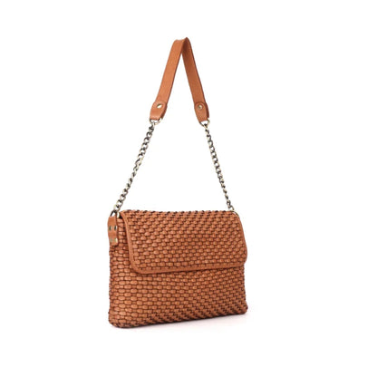 Beechworth Woven Leather Shoulder Bag