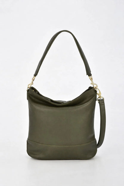 Cecilia Leather Bucket Shoulder & Cross Body Bag