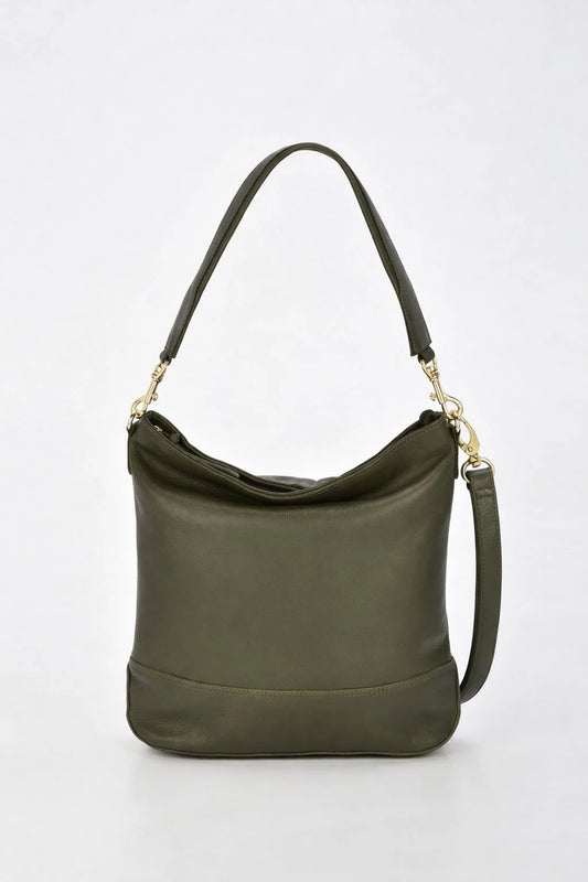 Cecilia Leather Bucket Shoulder & Cross Body Bag
