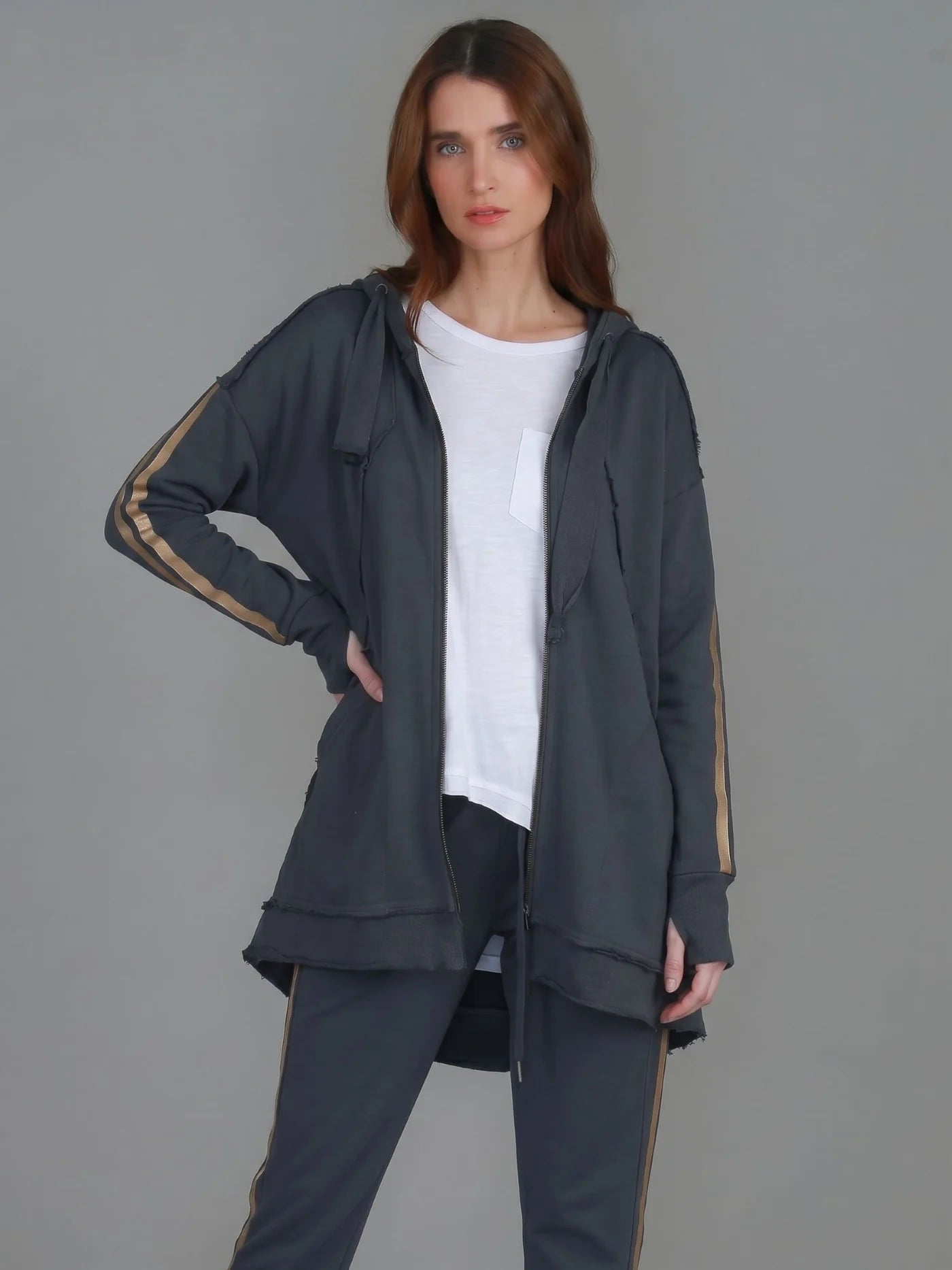Charlie Sweatshirt Hooded Jacket