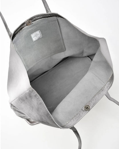 Elara Metallic Leather Hobo Bag