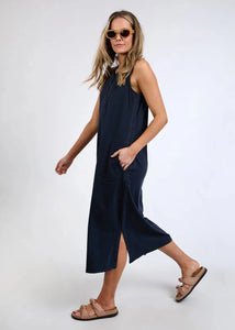 Elm_clothing_elm_elysian_dress_navy_blue_Elm_cotton_dress_elm_stockist