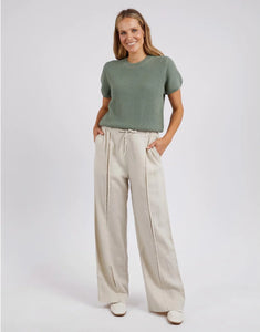 Shop Foxwood Pants online, Foxwood Stockists, Napels Pants, Naples Pants Bone Linen Pants