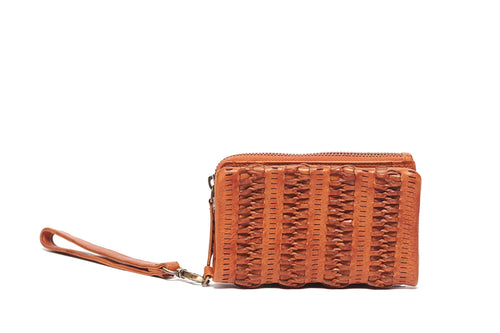 'Hannah' Woven Leather Wallet