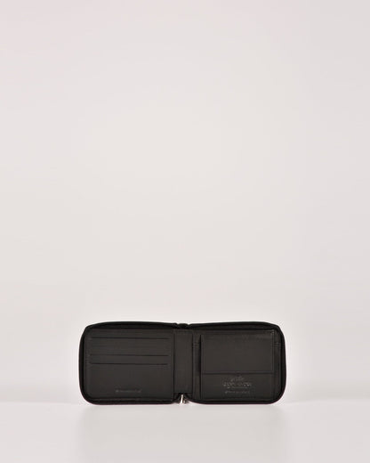 Hunter RFID Men's Zip Around Leather Wallet