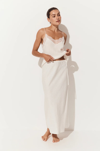 Riley Bias Linen Skirt