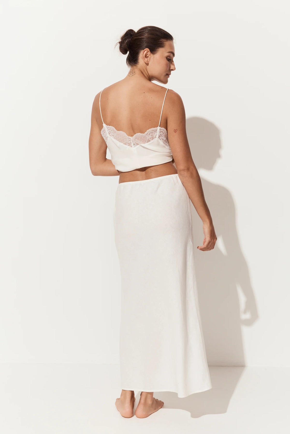 Riley Bias Linen Skirt