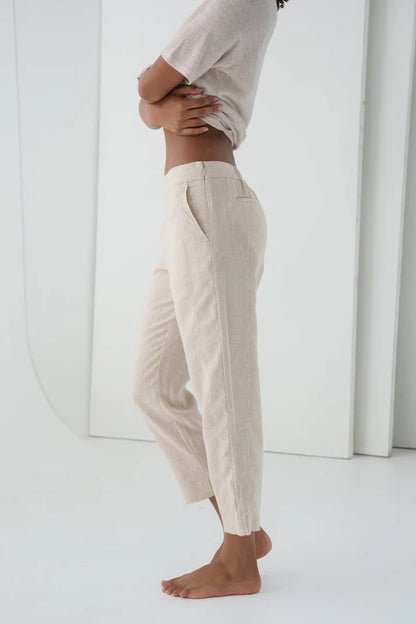 Emer Linen Pants side view


