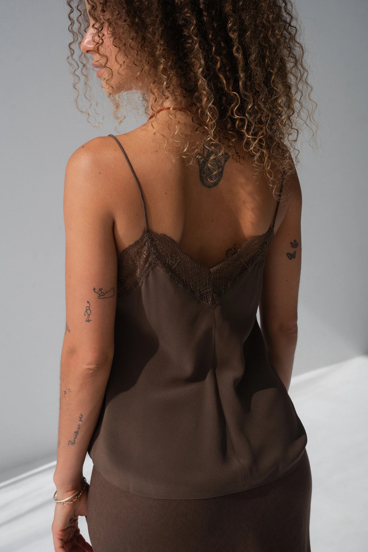 Bias cut 100% silk camisole Australia