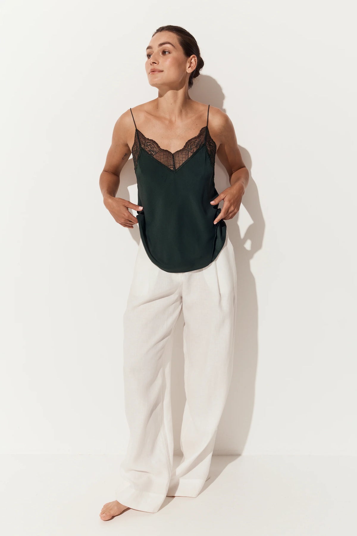 Bias cut 100% silk camisole Australia