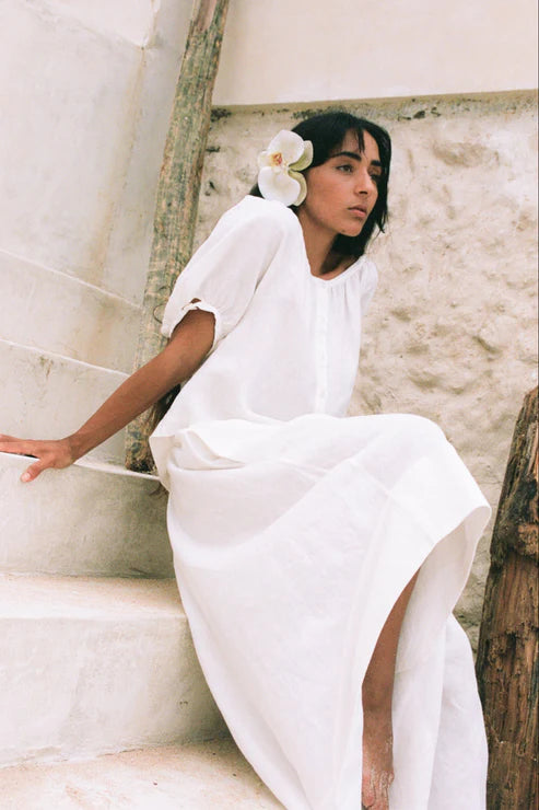 Hannah Linen Skirt