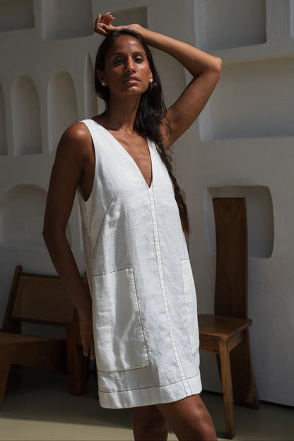 Linen beach dress Australia