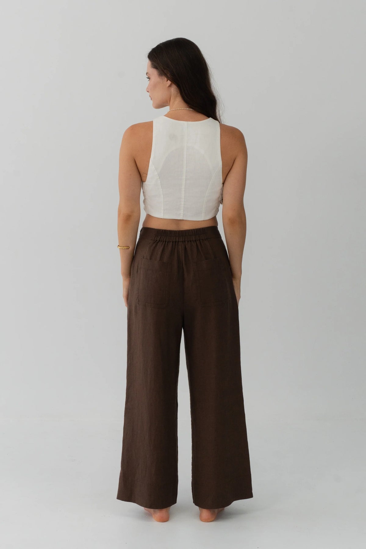 Ivy Linen Crop Pants