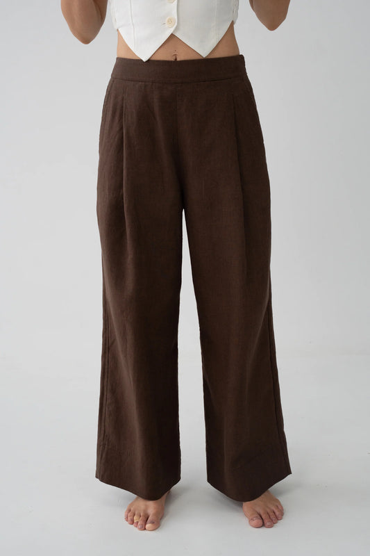 Ivy Linen Crop Pants