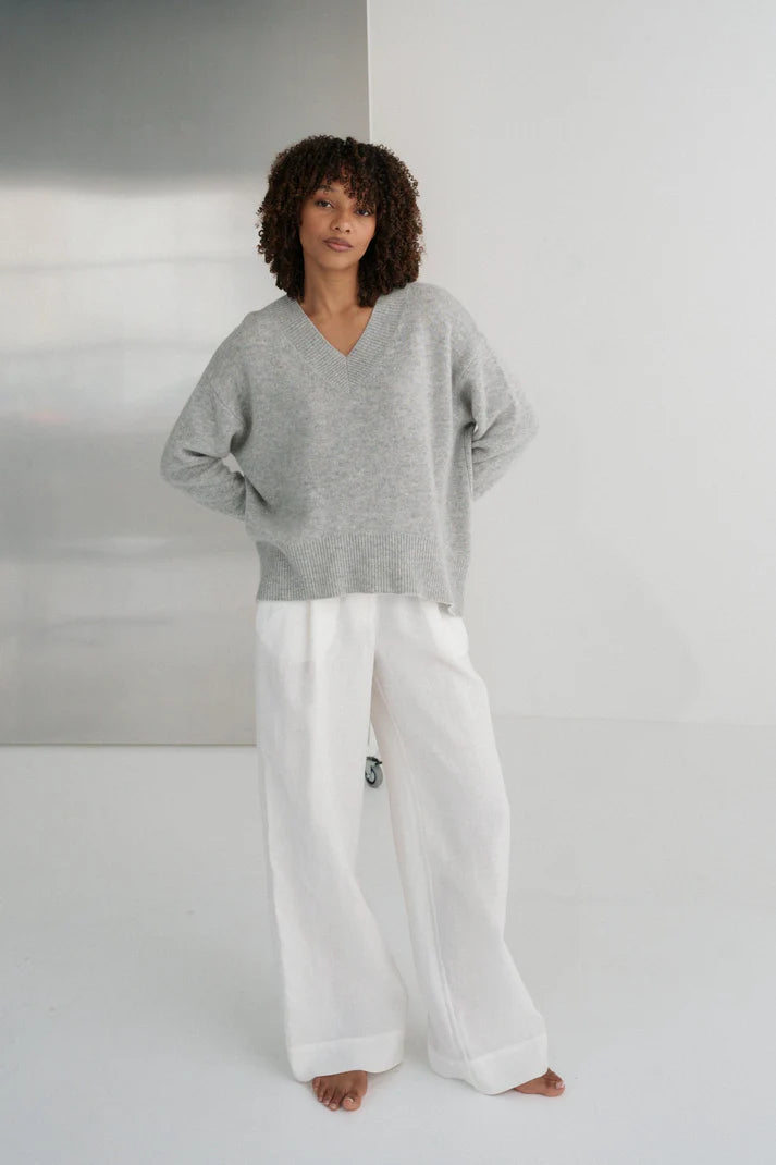 June V Neck Cashmere Knit