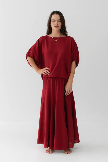 Tina Linen Top