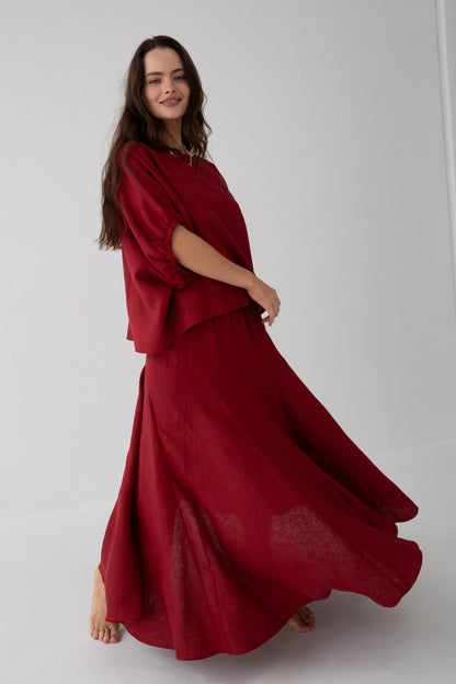 Tina Linen Top