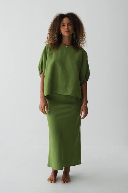 Tina Linen Top