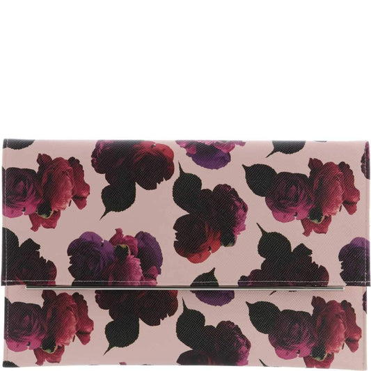 Marissa Saffiano Rose Clutch