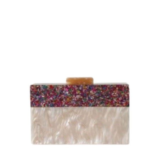 Murphy - Acrylic Box Evening Clutch Bag- Limited Edition